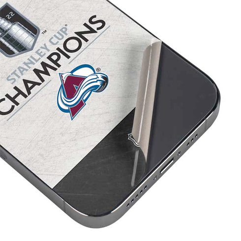 NHL 2022 Stanley Cup Champions Avalanche iPhone 16e Skin